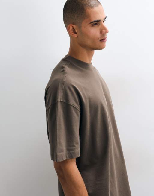 4505 Icon heavyweight cotton oversized t-shirt with quick dry finish in caper, 5 of 5