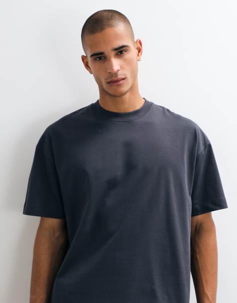 4505 Icon heavyweight cotton oversized t-shirt with quick dry finish in charcoal - view 1