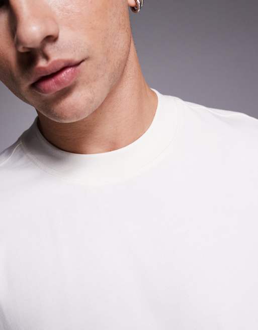 4505 Icon heavyweight cotton oversized t-shirt with quick dry finish in off white, 2 of 5