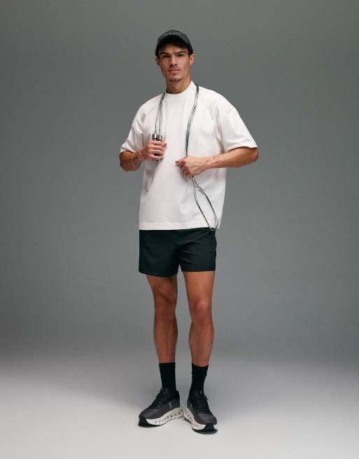 4505 Icon heavyweight cotton oversized t-shirt with quick dry finish in off white, 3 of 5