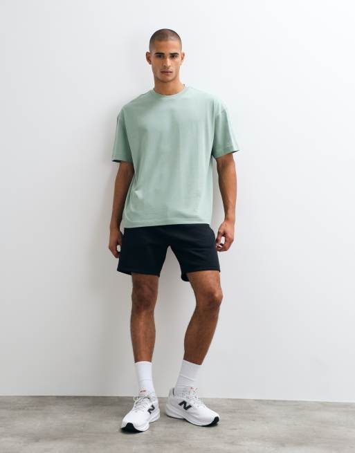 4505 Icon heavyweight cotton oversized t-shirt with quick dry finish in sage wash, 2 of 5