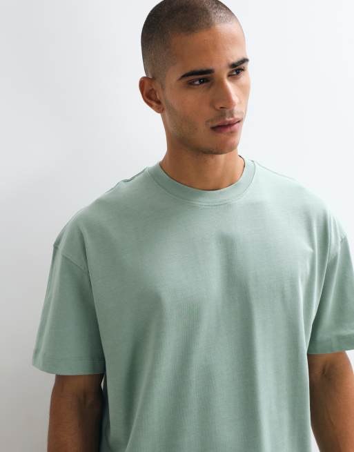 4505 Icon heavyweight cotton oversized t-shirt with quick dry finish in sage wash, 3 of 5