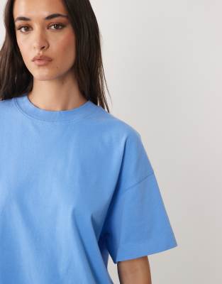 4505 Icon Heavyweight Cotton Oversized T-shirt With Quick Dry Finish In Blue