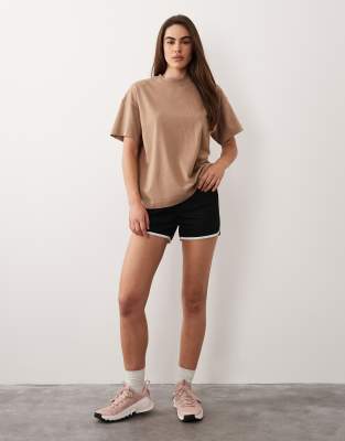 4505 Icon Heavyweight Cotton Oversized T-shirt With Quick Dry Finish In Neutral