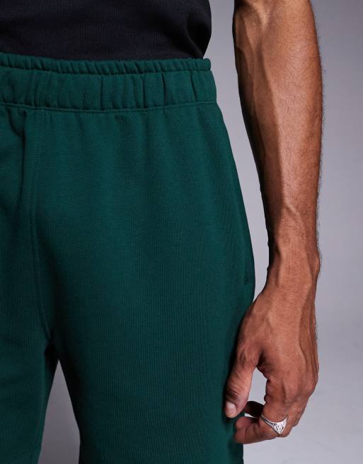 4505 Icon heavyweight cotton sweat shorts with quick dry finish in pine green, 5 of 5