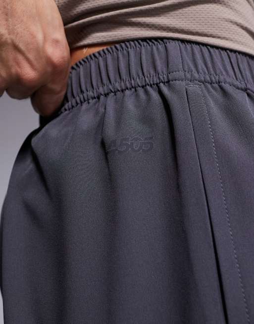4505 - Icon - Koksgrå hurtigttørrende cargo-træningsshorts på 18 cm, 5 af 5