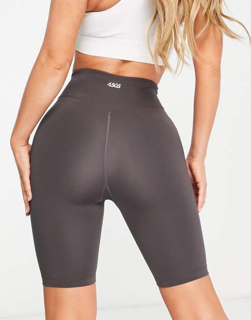 4505 - Icon - Koksgrå leggingshorts på 20 centimeter med formende detalje bagpå , 3 af 4