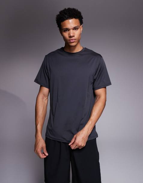 4505 - Icon - Koksgrå trænings-T-shirt i hurtigttørrende mesh - view 1