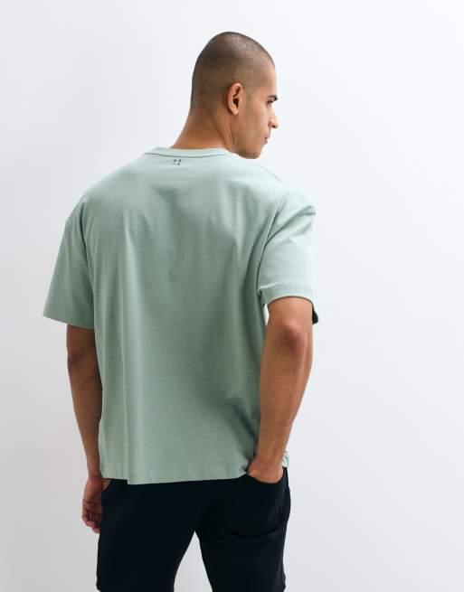 4505 Icon kraftig oversized T-shirt i bomuld med hurtigtørrende finish i salvievask, 5 af 5