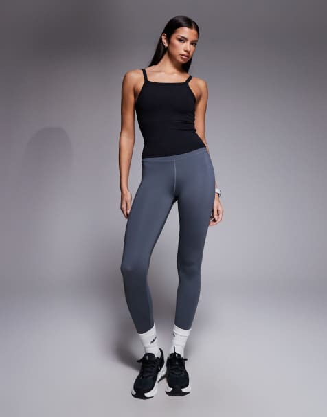 4505 - Icon - Legging de sport effet sculptant à l'arrière avec poche intérieure et taille haute - Gris fer - view 1