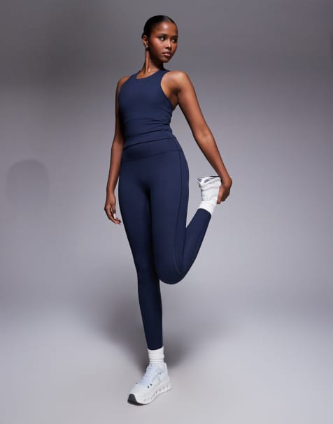 4505 - Icon - Legging de yoga doux à taille haute - Bleu nuit - view 1