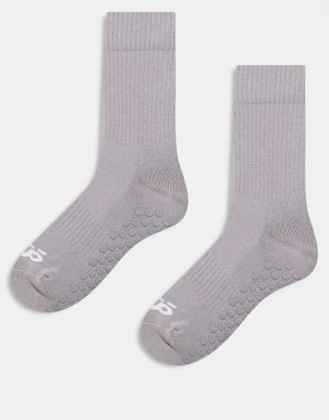4505 - Icon - Lot de 2 paires de chaussettes de Pilates antidérapantes - Vison - view 1
