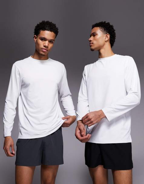 4505 - Icon - Lot de 2 shorts de running à séchage rapide 7,5 cm avec poche téléphone à l'arrière - Noir et anthracite - view 1