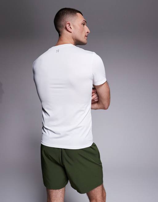 4505 - Icon - Lot de 2 t-shirts de sport moulants à séchage rapide - Noir/blanc, 3 de 5