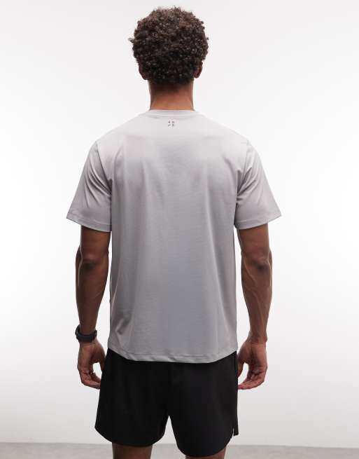 4505 - Icon - Lysegrå trænings-T-shirt i hurtigttørrende mesh, 5 af 5