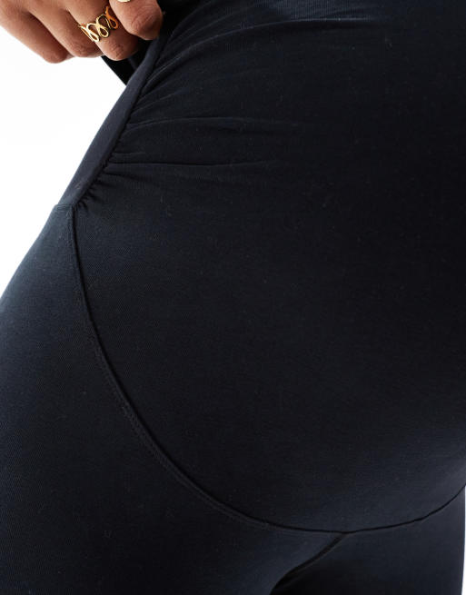 4505 Icon Maternity soft touch yoga leggings in black , 4 of 5