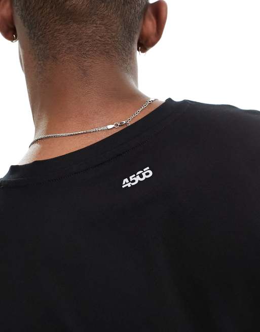 4505 Icon oversized training t-shirt with quick dry in black , 2 of 4