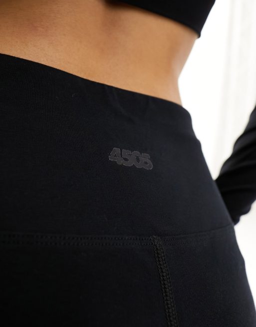 4505 - Icon - Pantalon de danse ample en tissu doux à taille haute - Noir, 2 de 5