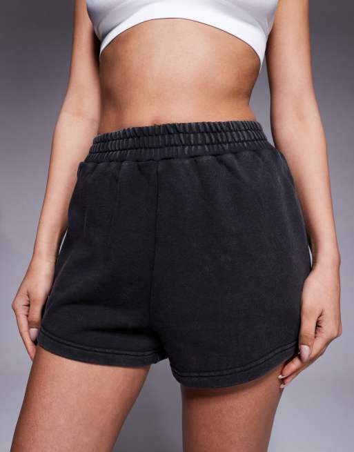4505 - Icon - Pantaloncini da corsa felpati neri ad asciugatura rapida , 3 di 5