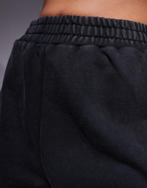 4505 - Icon - Pantaloncini da corsa felpati neri ad asciugatura rapida , 4 di 5