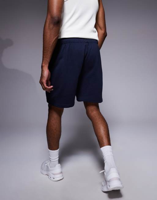 4505 - Icon - Pantaloncini della tuta in cotone pesante con finitura quick dry blu navy, 5 di 5
