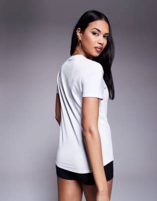 4505 Icon Boxy Heavyweight Cotton T-shirt With Quick Dry Finish In White
