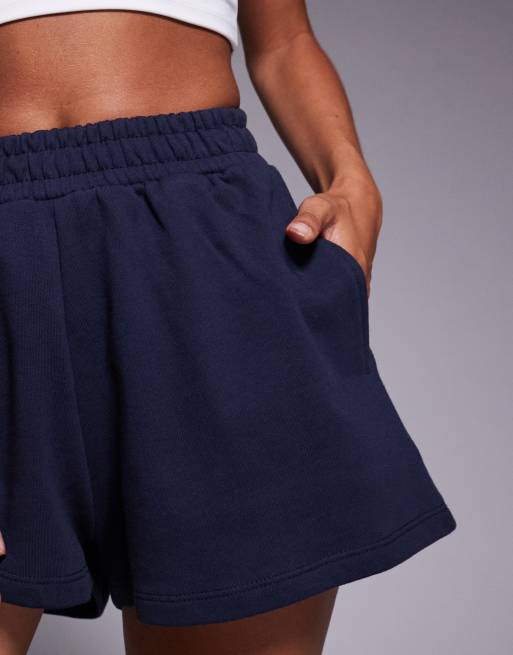 4505 Icon quick dry heavyweight training sweat shorts in navy, 5 of 5
