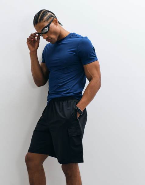4505 Icon quick dry mesh 7"" cargo short with zip pockets in black - view 1