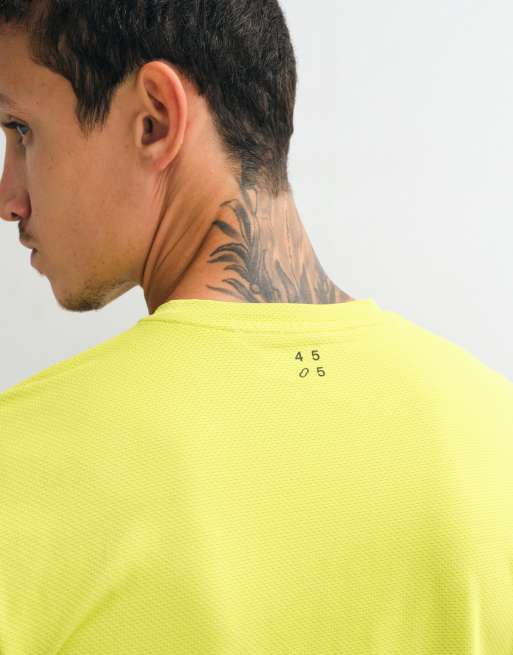 4505 Icon quick dry mesh long sleeve training t-shirt in apple green, 3 of 5