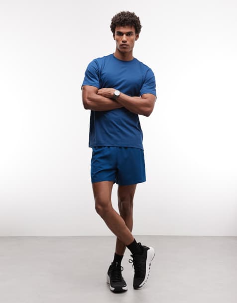 4505 Icon quick dry mesh training set in deep blue - view 1
