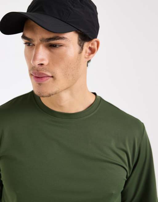 4505 Icon quick dry mesh training t-shirt 2 pack in black and khaki, 5 of 5
