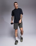 [ASOS] 4505 Icon quick dry mesh training t-shirt in black S Black