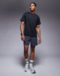 [ASOS] 4505 Icon quick dry mesh training t-shirt in black M Black