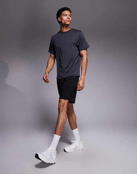 4505 Icon quick dry mesh training t-shirt in charcoal