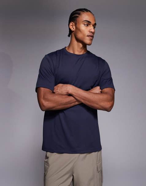 4505 Icon quick dry mesh training t-shirt in dark navy
