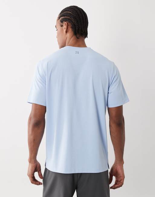 4505 Icon quick dry mesh training t-shirt in light blue, 4 of 5