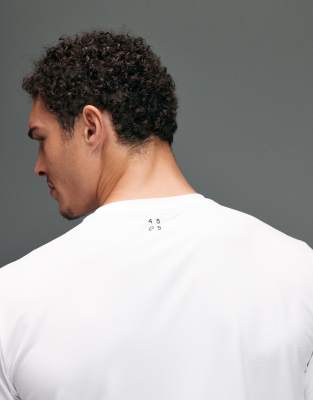 4505 Icon Quick Dry Mesh Training T-shirt In White