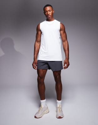 ASOS 4505 Icon training sleeveless tank with quick dry 2 pack in black and white