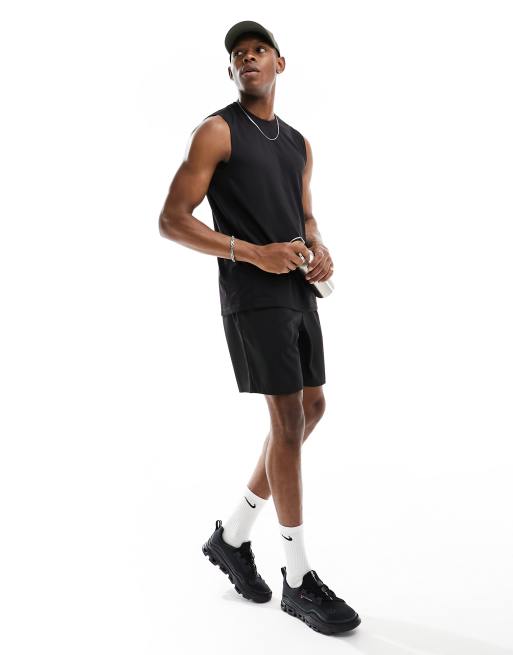 4505 Icon quick dry mesh training tank in black , 3 of 4