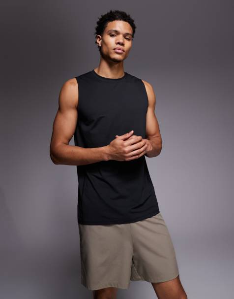 4505 Icon quick dry mesh training tank in black - view 1