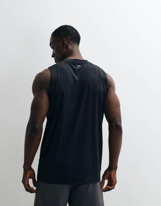 4505 Icon quick dry mesh training tank in black, 5 of 5