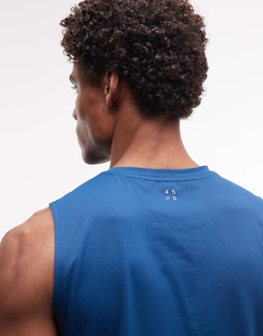 4505 Icon quick dry mesh training tank in deep blue, 5 of 5
