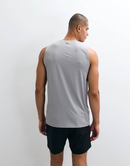 4505 Icon quick dry mesh training tank in light grey, 5 of 5