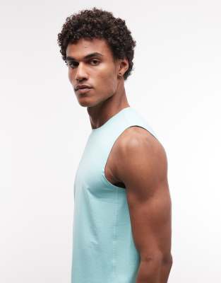 4505 Icon Quick Dry Mesh Training Tank Top In Green