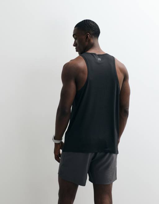 4505 Icon quick dry mesh training tank with racer back in black, 5 of 5