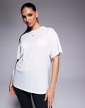 [ASOS] 4505 Icon quick dry performance oversized t-shirt in white 4 White