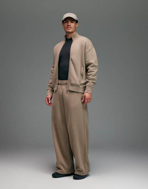 4505 – Icon – Rest Day – Beige sweatshirtset i kraftig bomull, 440gsm - view 1