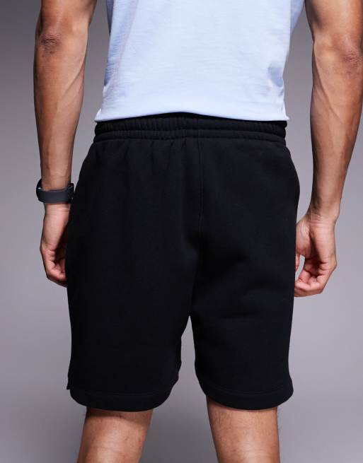 4505 Icon Rest Day heavyweight 420gsm cotton 7 inch sweat short in washed black, 5 of 5