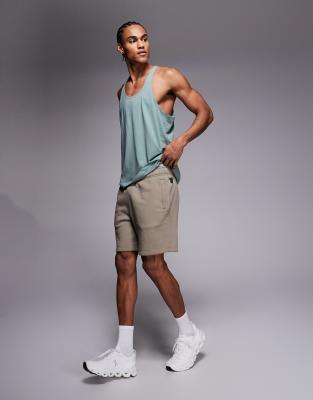 4505 Icon Rest Day Heavyweight 440gsm Cotton 7 Inch Sweatshirt Fabric Shorts In Blue