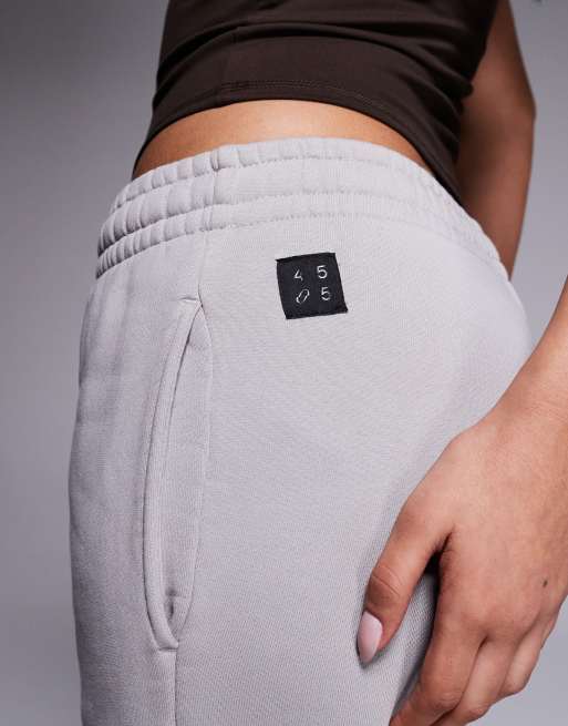 4505 Icon Rest Day heavyweight 440gsm cotton wide leg sweatpants in washed ash, 5 of 5